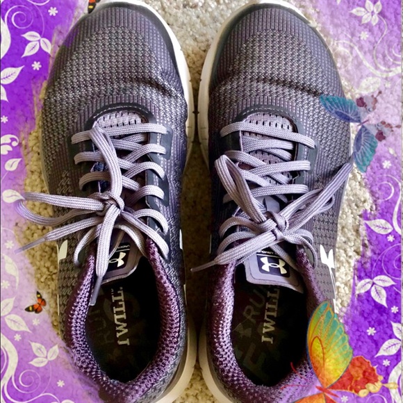 under armour purple womens shoes